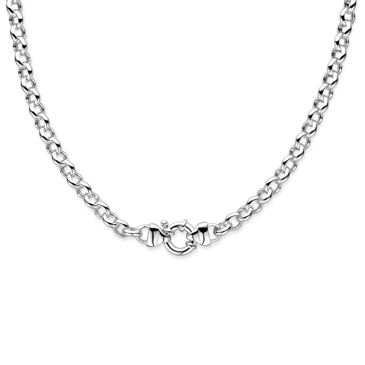 Collar de plata Jasseron sin colgante