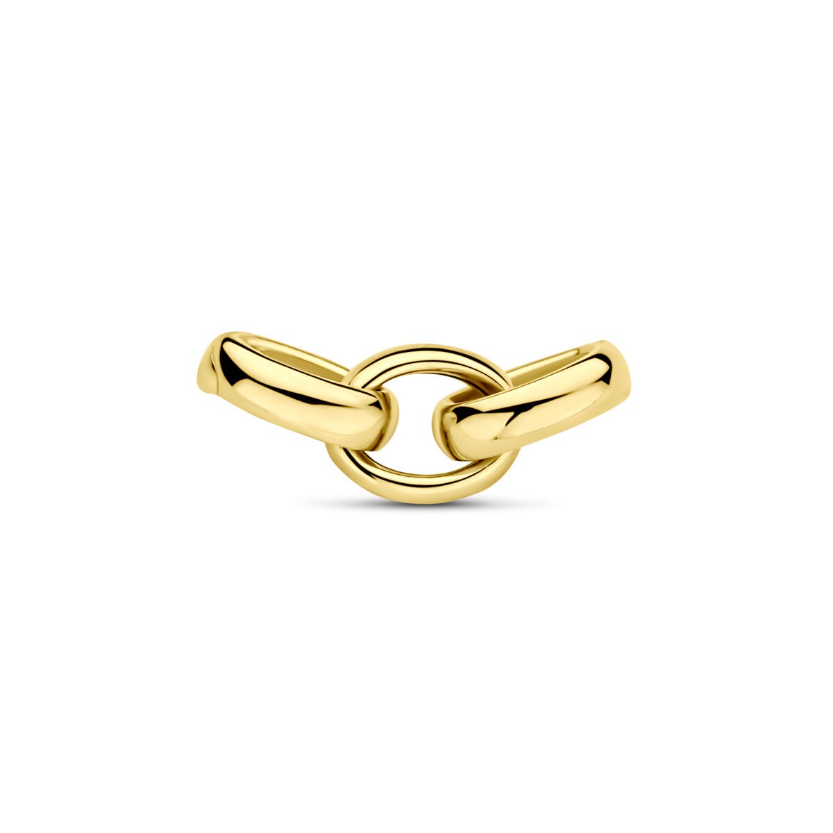 Elemento de eslabón en oro amarillo de 14k para cordón