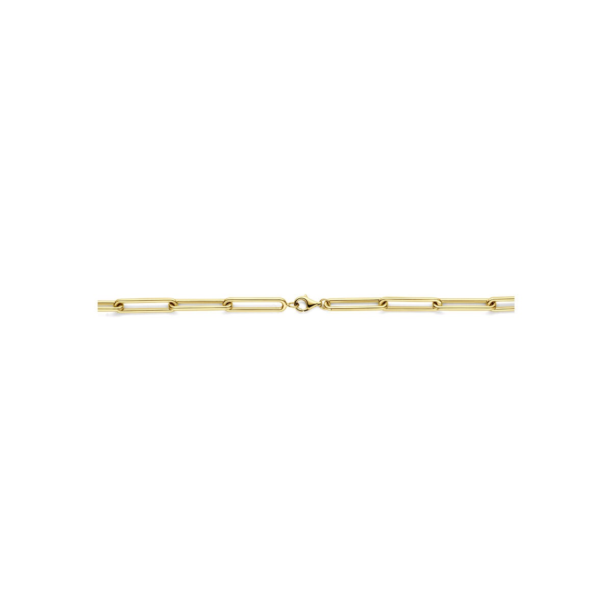 collar de ancla de oro amarillo 5,8 mm