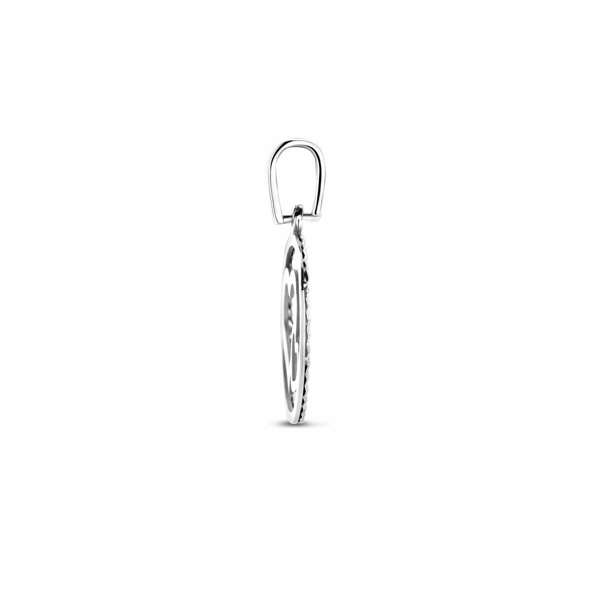 Colgante de plata con corazones