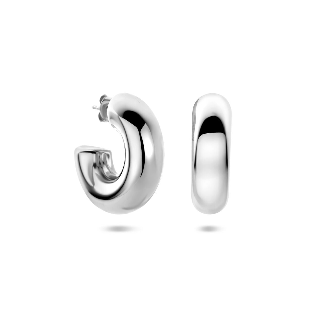 Aros de acero color plata – 31x10mm