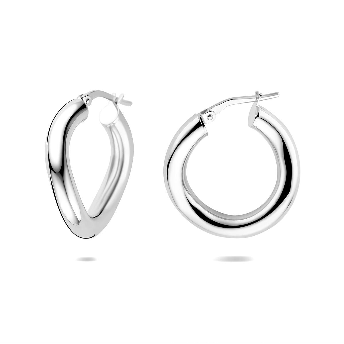Aros de plata – rodiados en plata 925