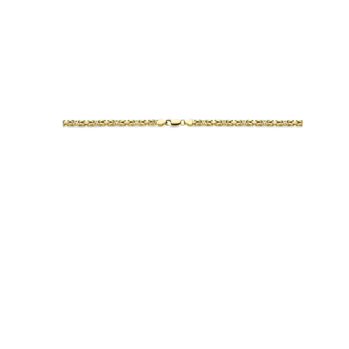 Collar de hombre de eslabones de rey – 14k oro amarillo