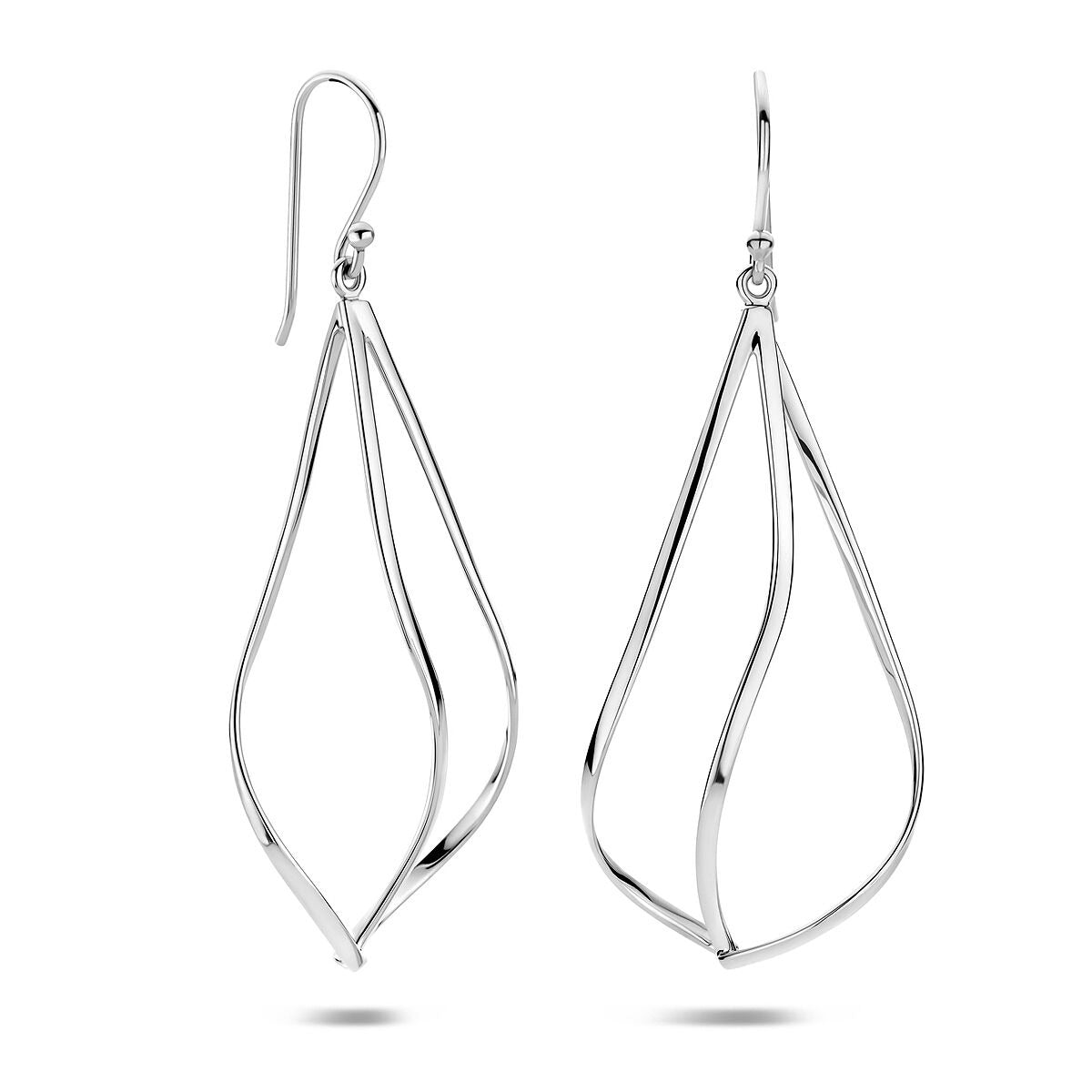 Pendientes de plata – rodiados en plata 925