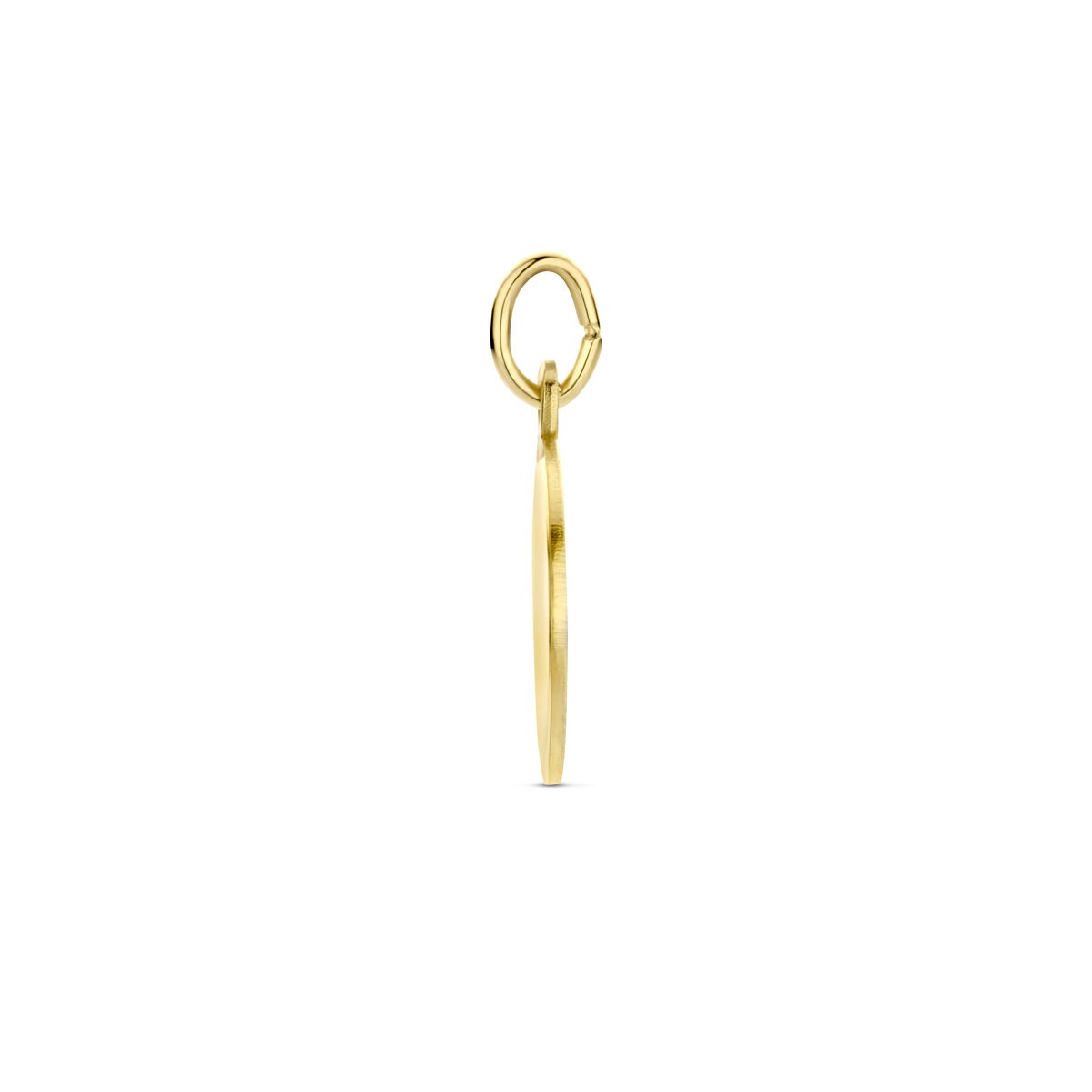 colgante de grabado en oro amarillo de 14k – detalle refinado y personal