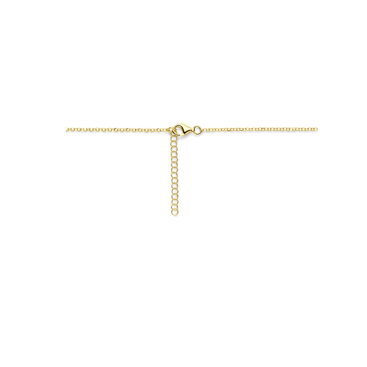 Collar de ancla chapado en oro – oro amarillo plata 925