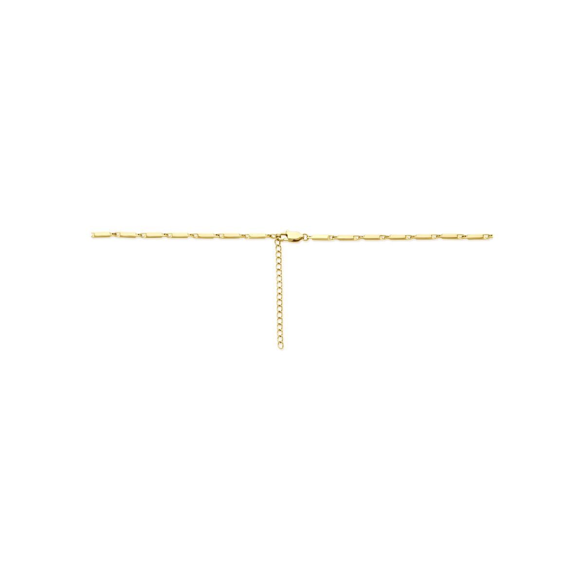 Collar chapado en oro de 2.5mm con alargador de 55–60cm
