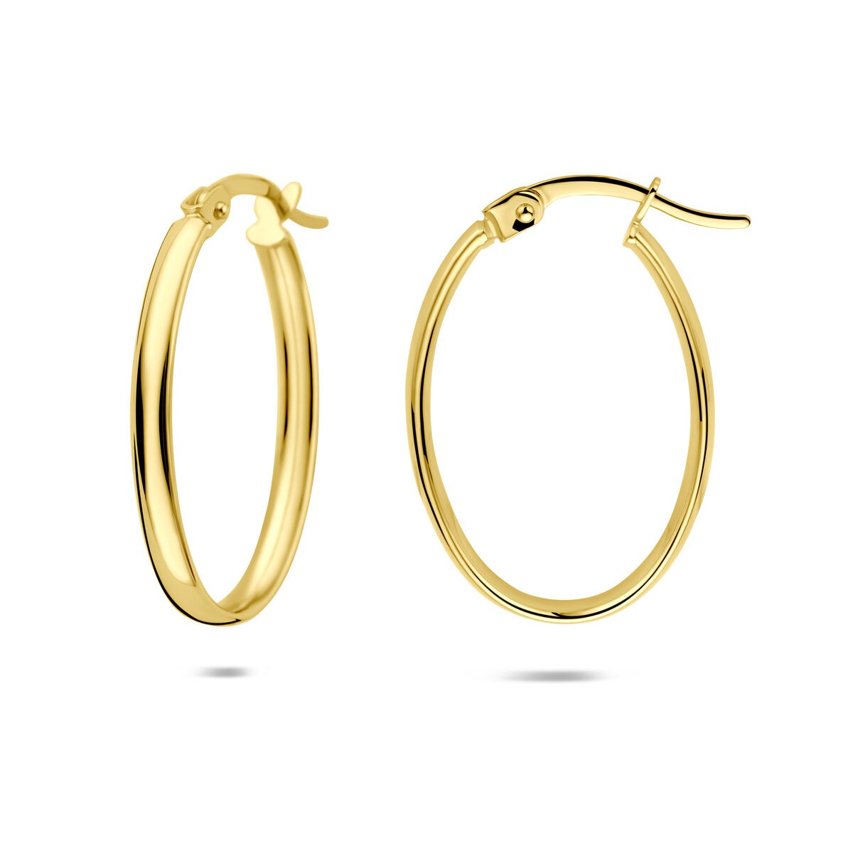 aros de oro amarillo de 14k – 24 mm