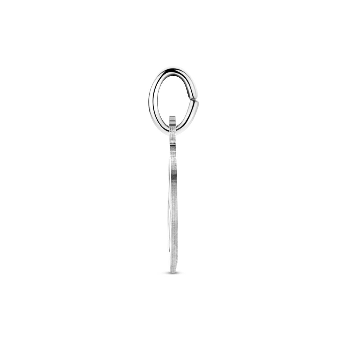 Colgante de plata rodiada 925 con trébol – 19 mm