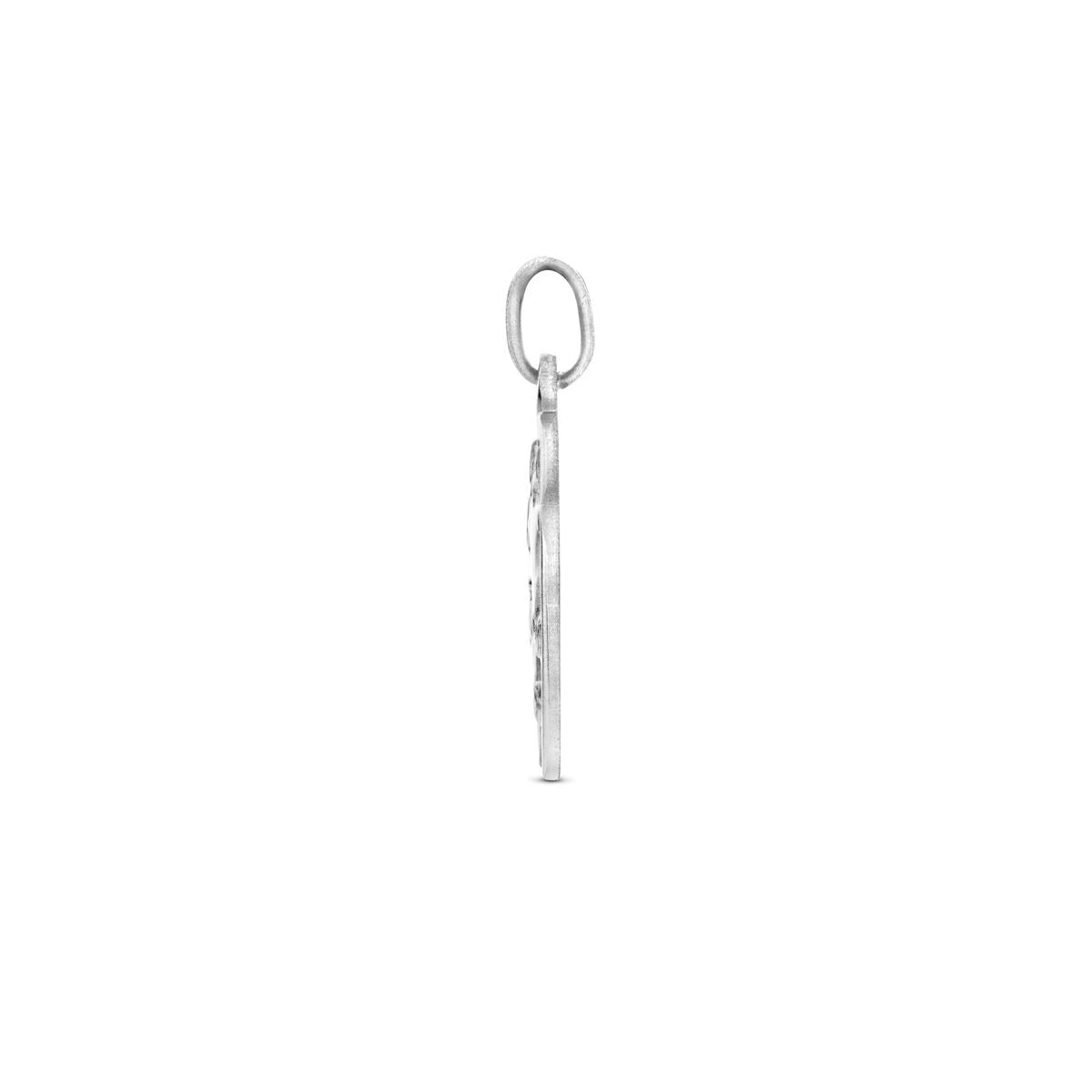 Colgante de plata con acabado pulido/mate – plata 925 rodiada
