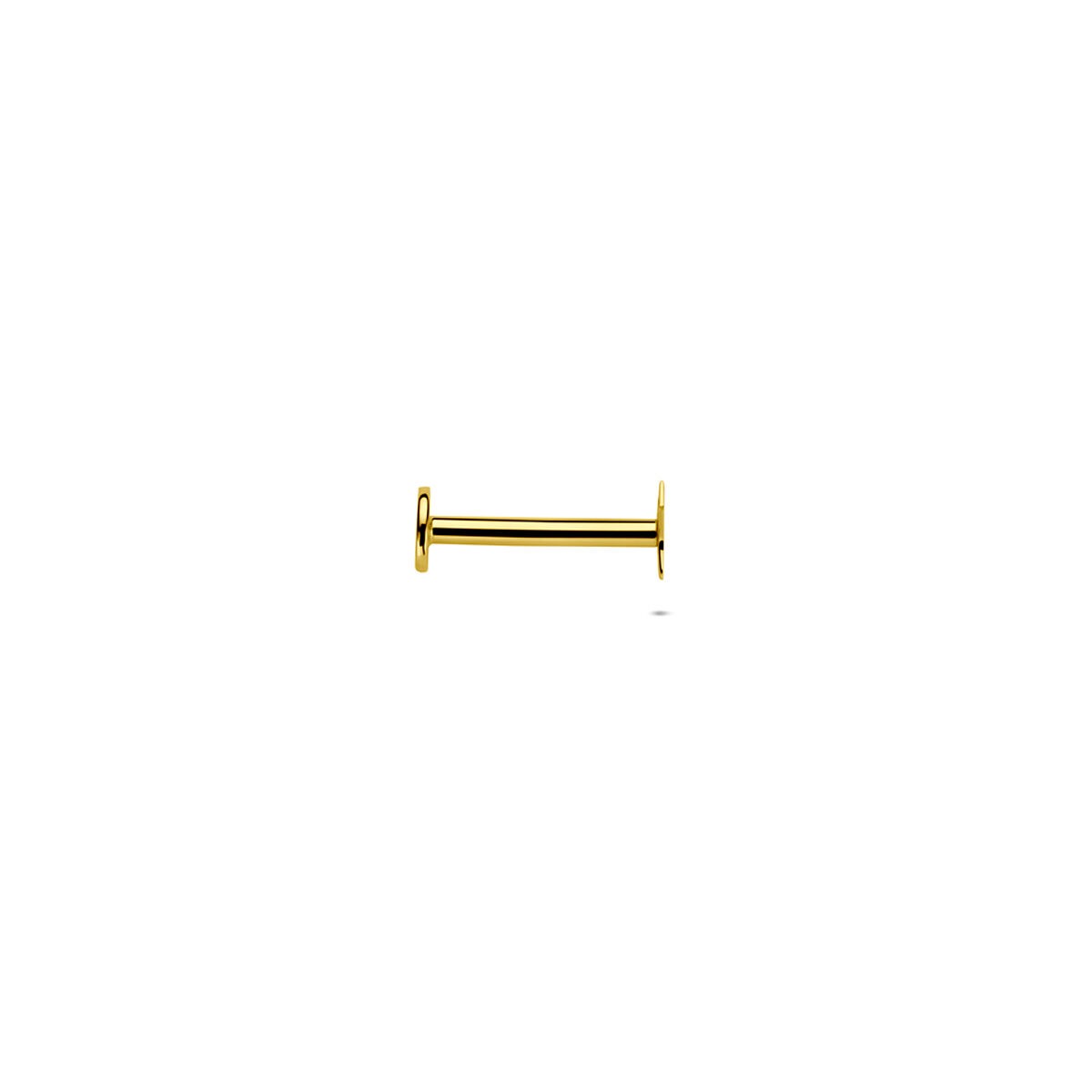 piercing de estrella de oro de 14k – 3,5 mm