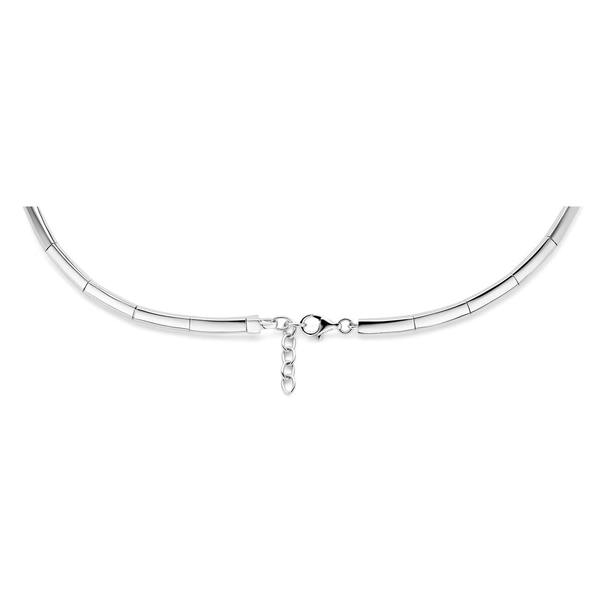Collar de plata 925 rodiado con circonitas