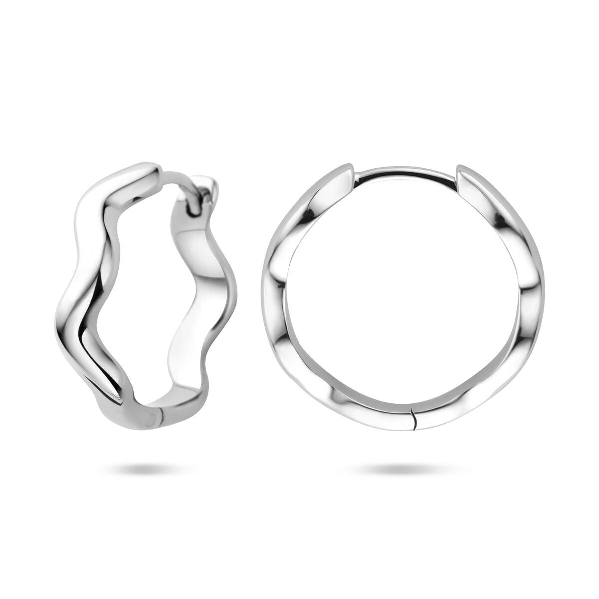 Aros de plata rhodiumizados – 20 mm
