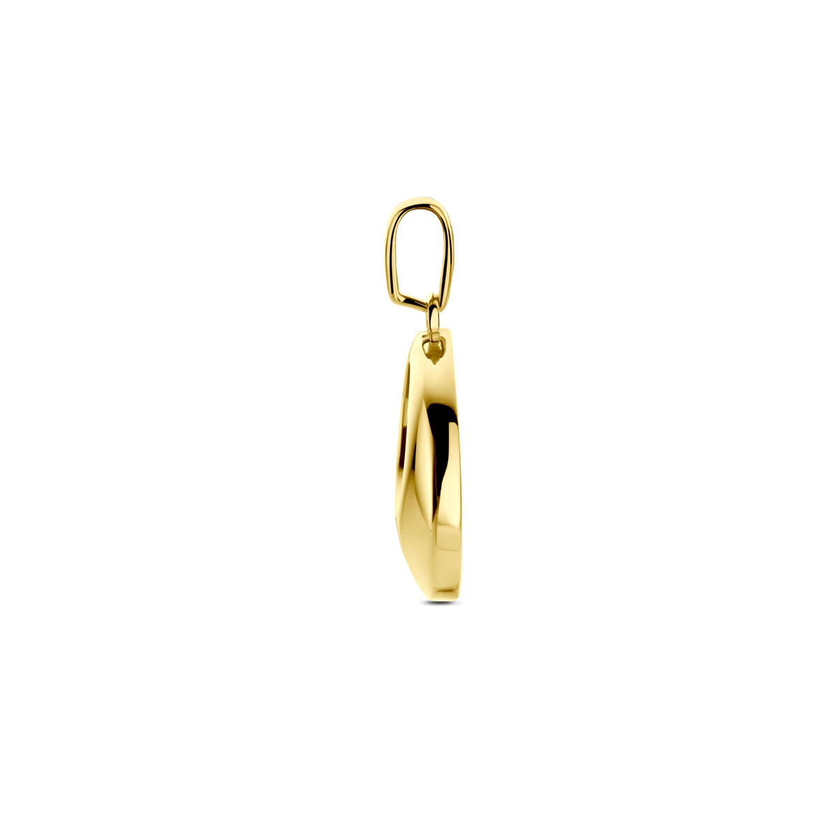 colgante de oro amarillo de 14k – elegancia atemporal en oro puro
