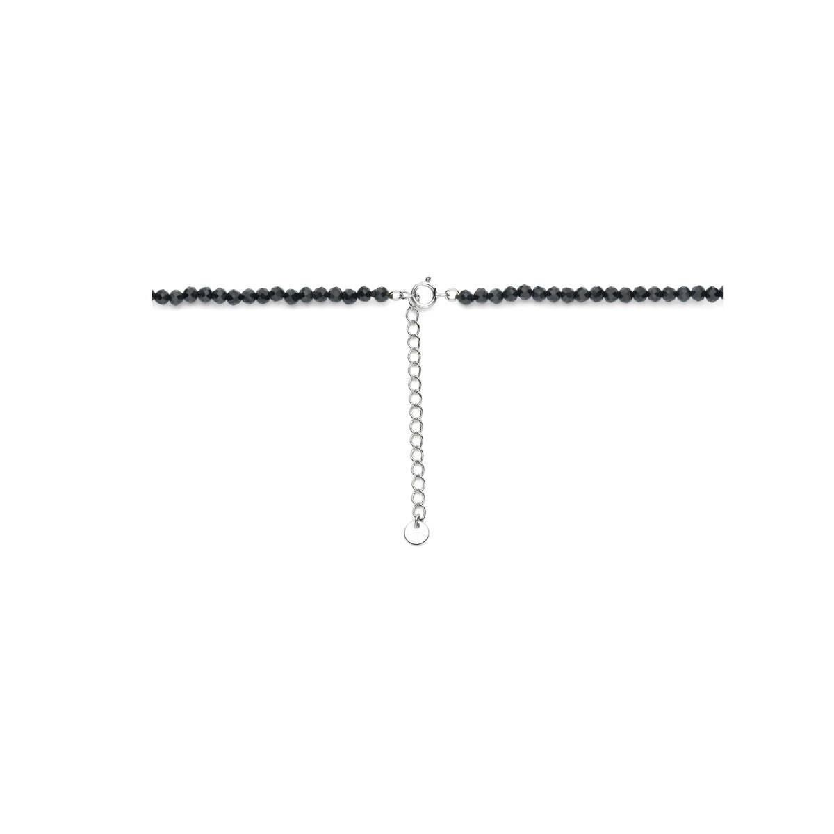 Collar de plata con ónice – plata 925 rodiada