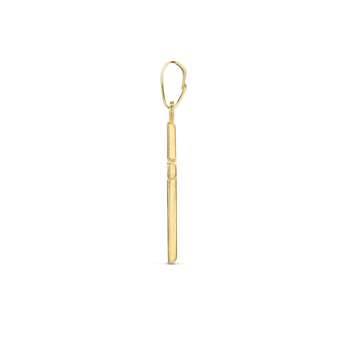 colgante cruz de oro amarillo 9k