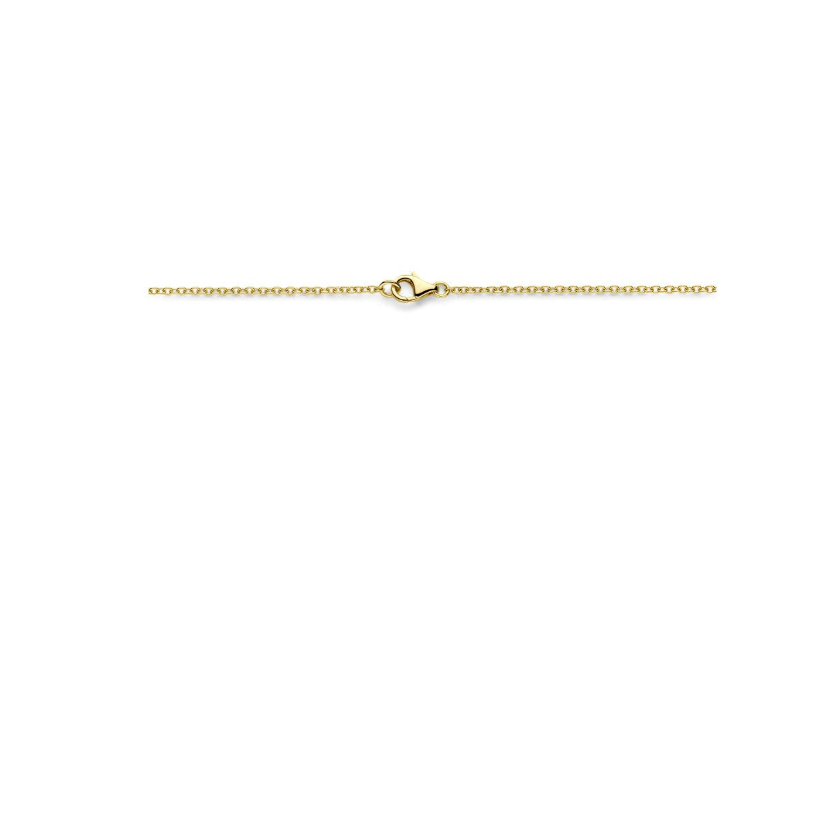 collar de mujer en oro amarillo de 14k con eslabones ovalados