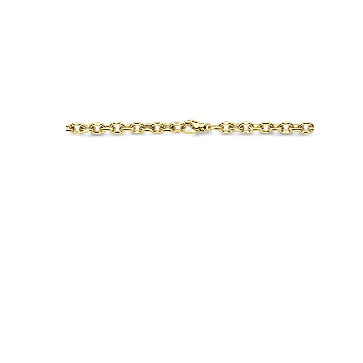 Collar de oro 14k eslabón ancla - de mujer