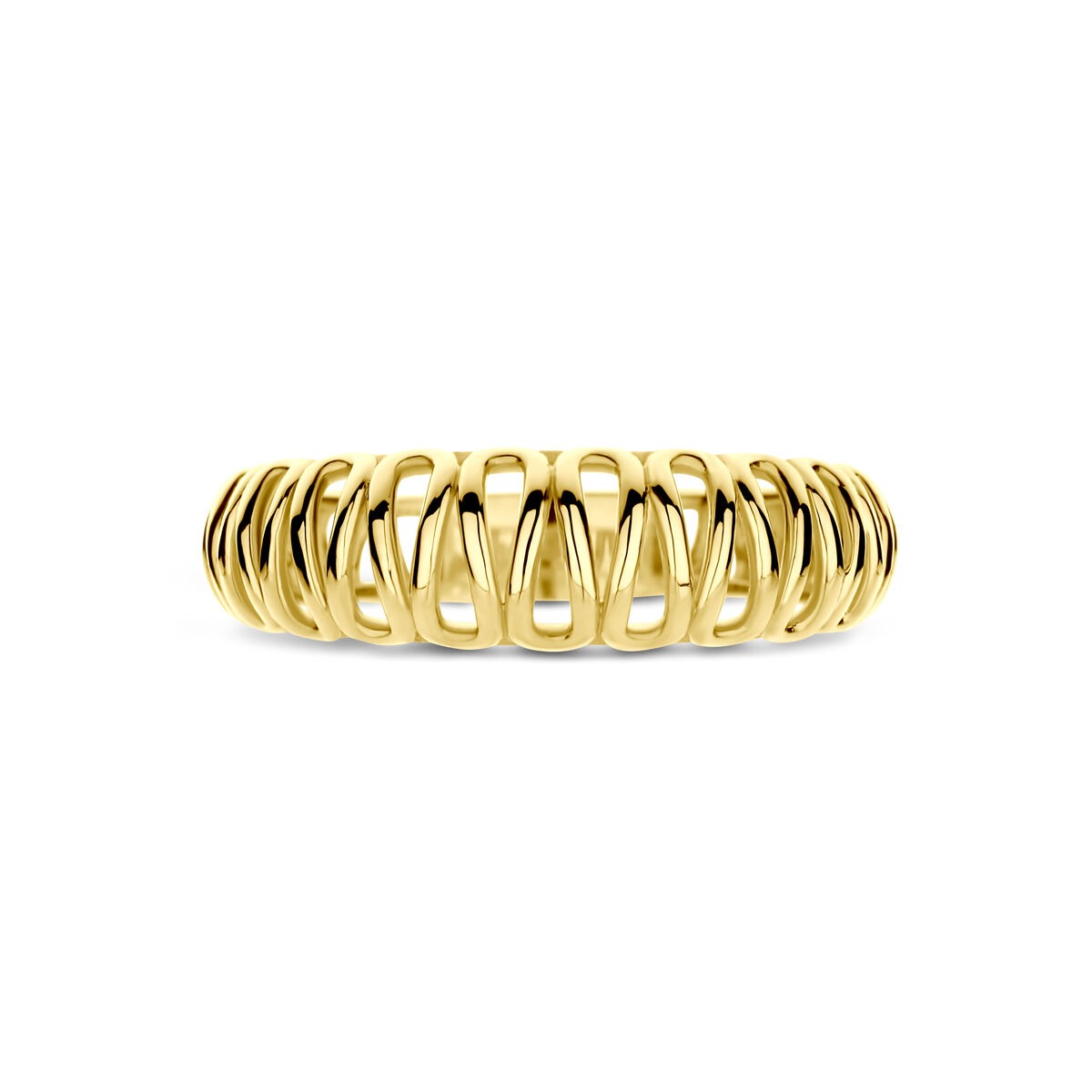 anillo de oro amarillo de 14k – 6mm de ancho
