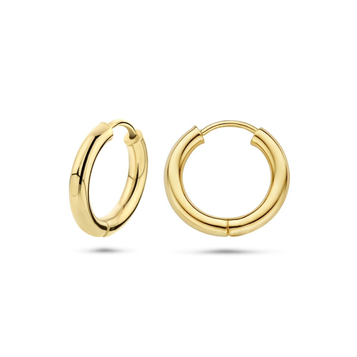 aros de oro amarillo de 9k – 15 mm