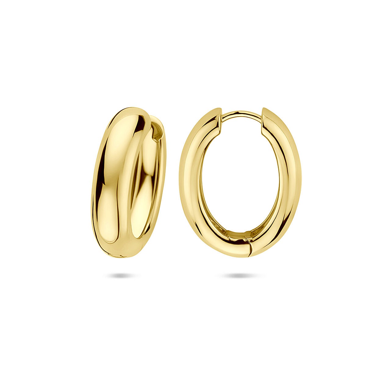 Aros chapados en oro de plata