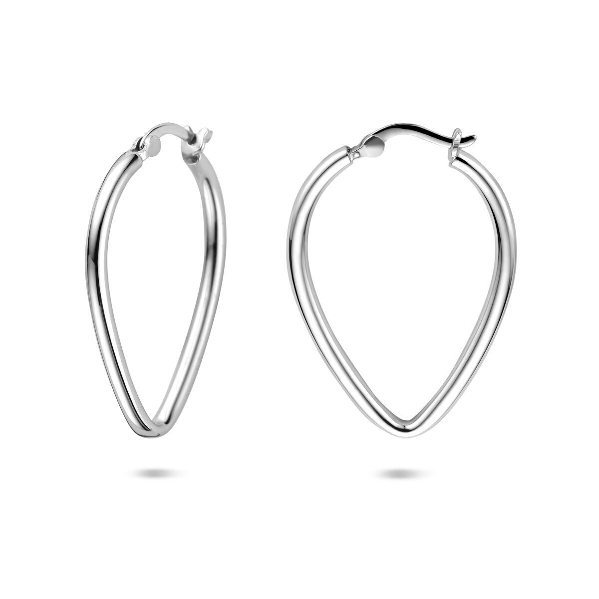 Aros de plata rodiados 25,5 mm