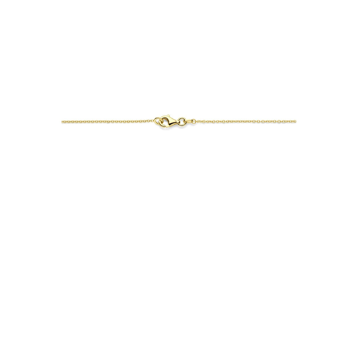 Collar de oro 14k con cuarzo azul y verde - de mujer