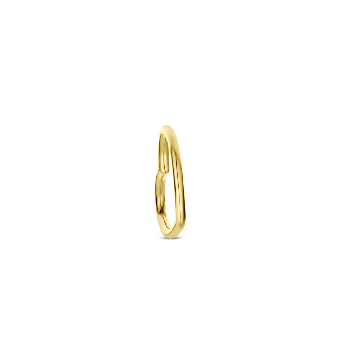 Collar de oro amarillo con colgante en forma de corazón