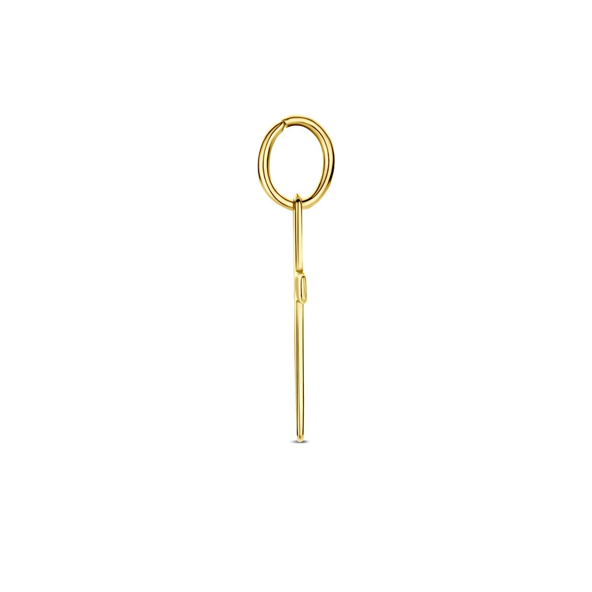 colgante cruz de oro amarillo de 9k