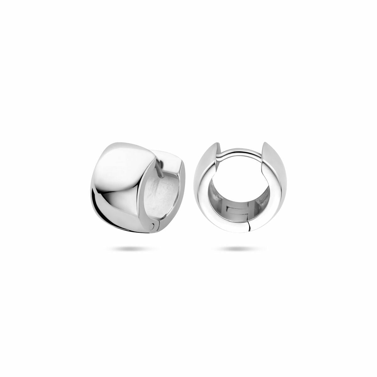 Aros de plata rodiada – 10,5 mm