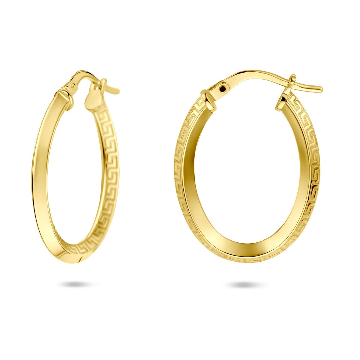 Aros de oro de mujer – 14k Silgold con núcleo de plata 2,5 mm