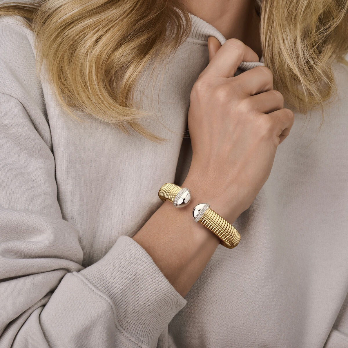Pulsera de plata 925 con cierre de circonita