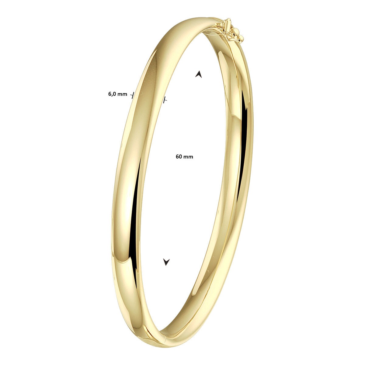 Pulsera de oro amarillo de 9k