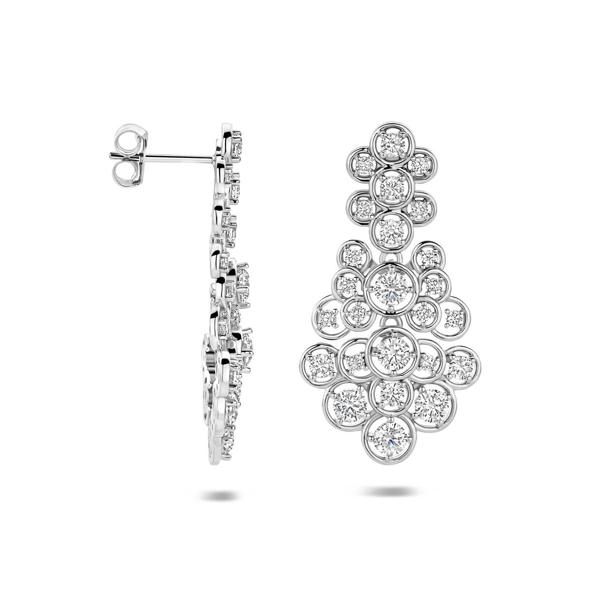 Pendientes de plata 925 con circonitas