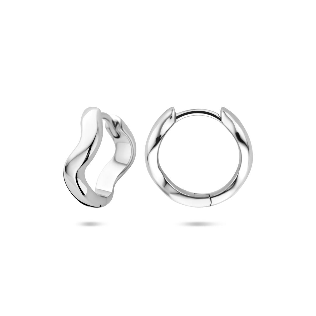 Aros de plata rodiada – 15 mm