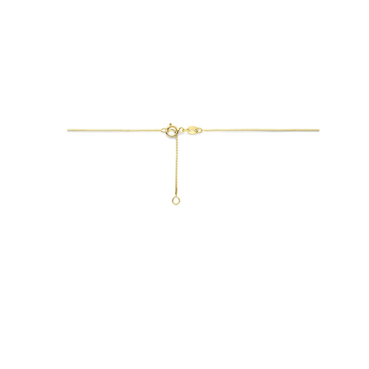 collar chapado en oro amarillo con circonitas y perla de agua dulce