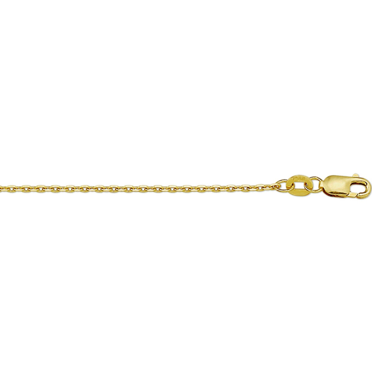 Cadena de oro amarillo de 18 quilates con eslabones de ancla.