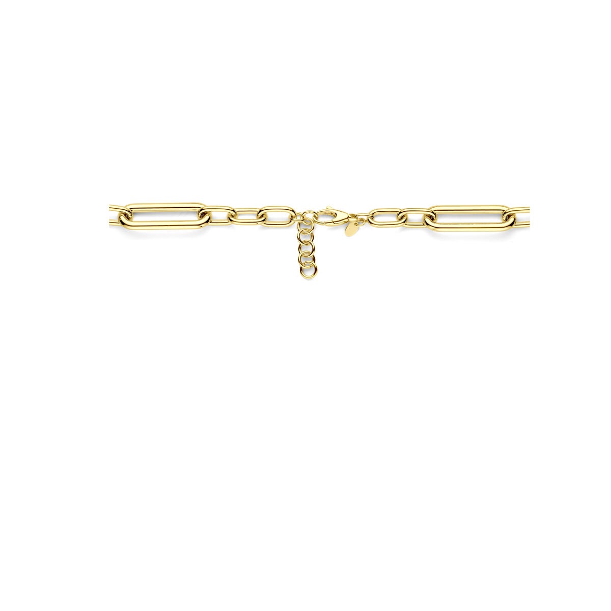 Collar de oro ancla de mujer – 14k con cierre de langosta 11 mm 43 + 3 cm