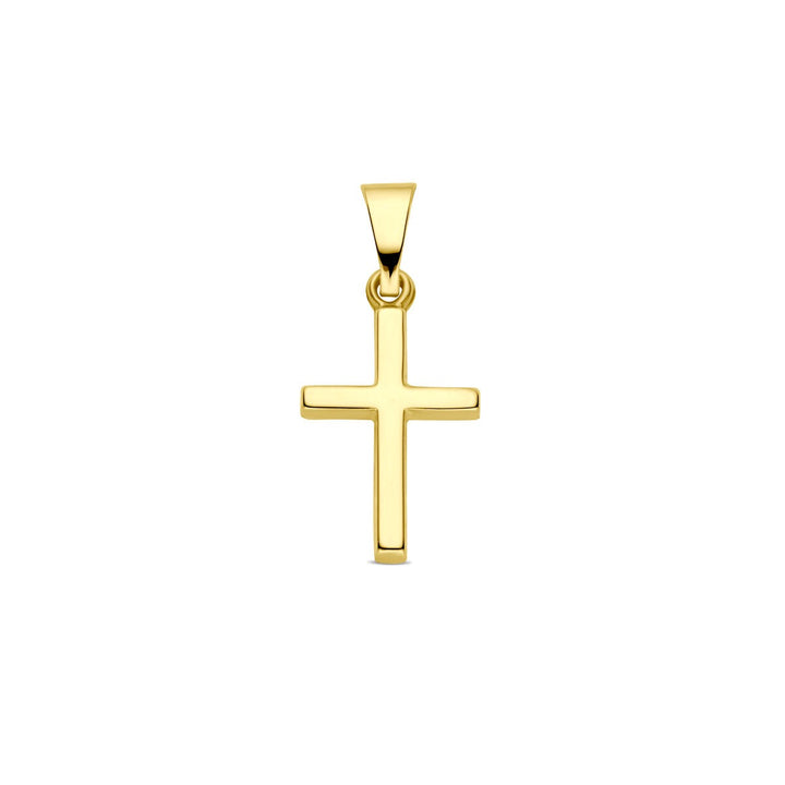 9k Geelgouden hanger in kruisvorm