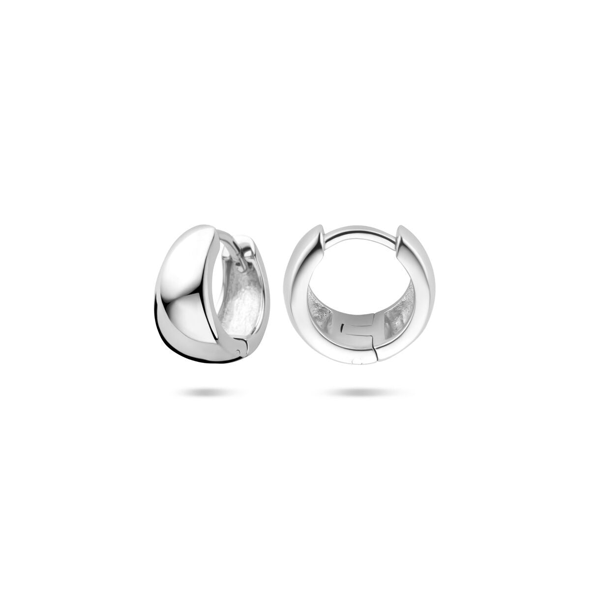 Aros de plata rodiada – 11 mm
