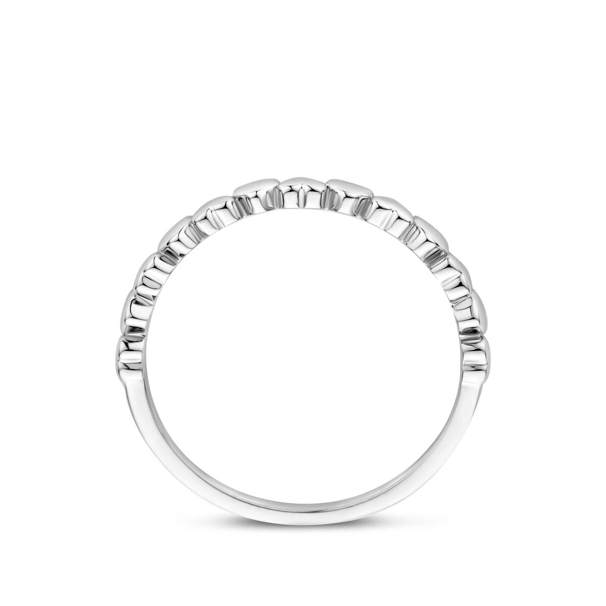 Anillo de plata 925 rodiado con corazón
