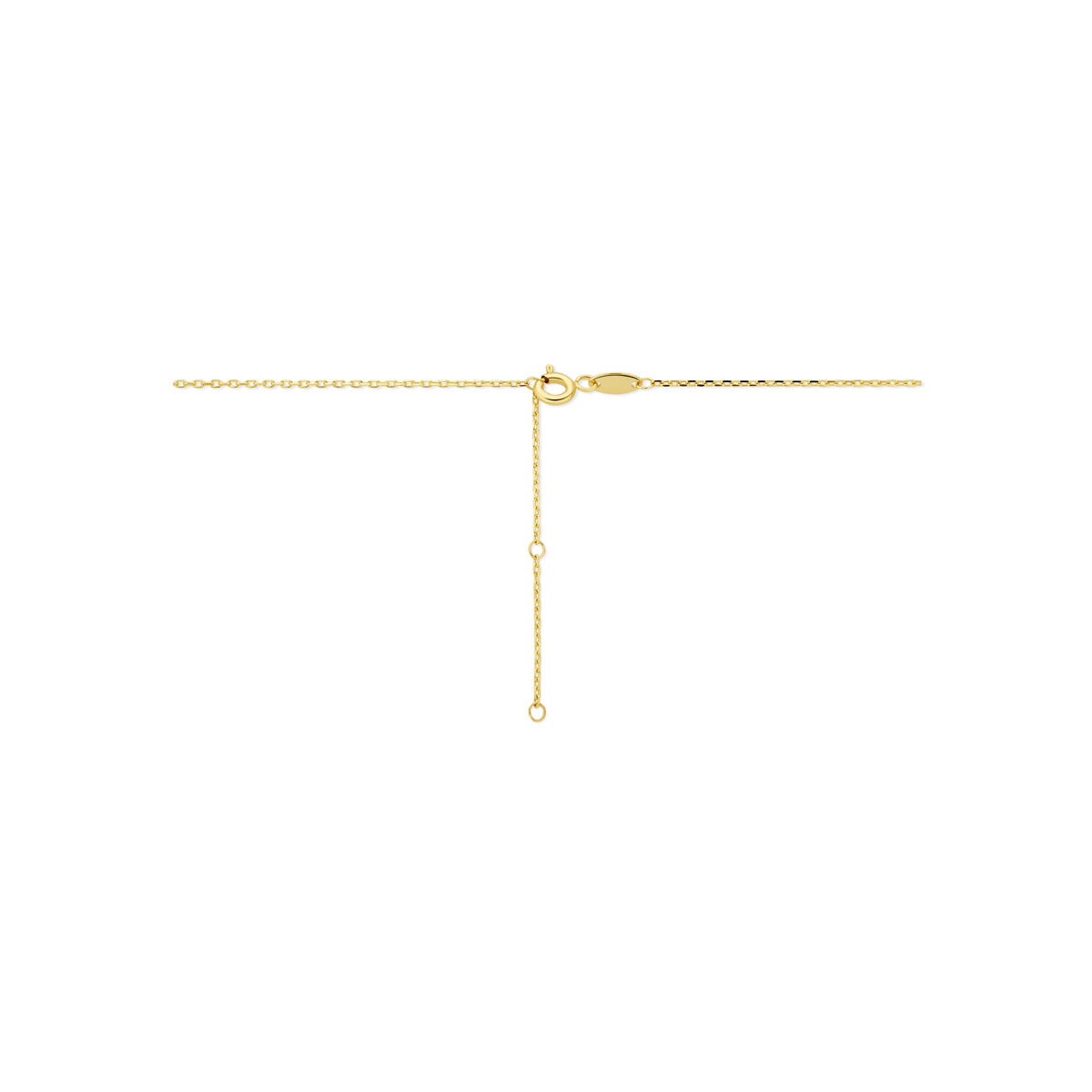 collar de oro amarillo con colgante – elegancia refinada
