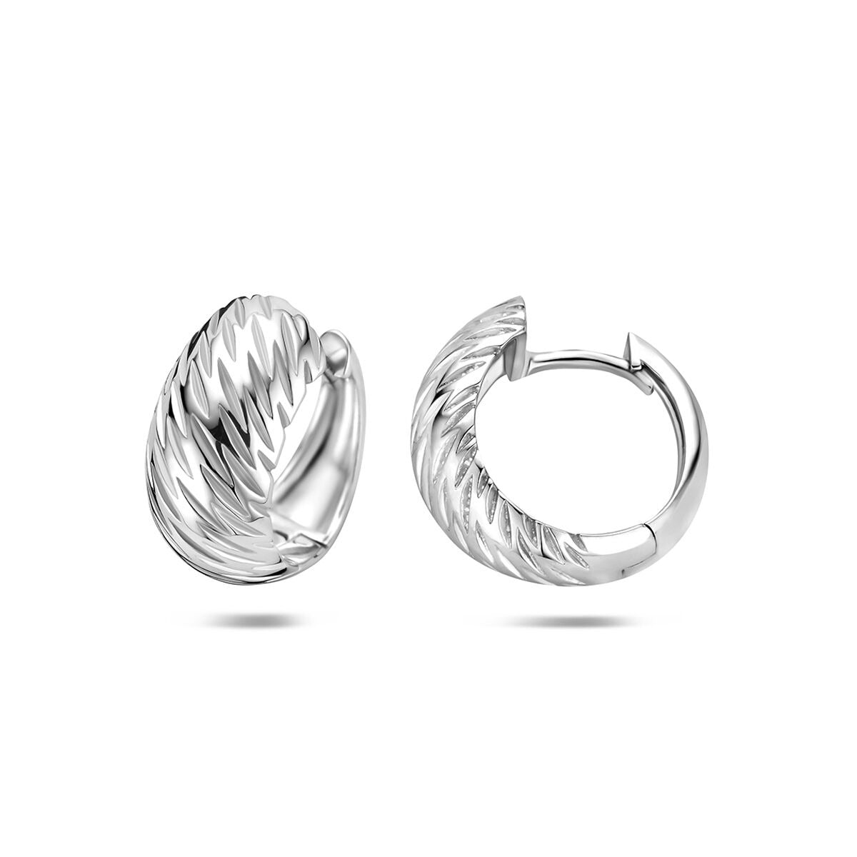 Aros de plata 925 rodiados