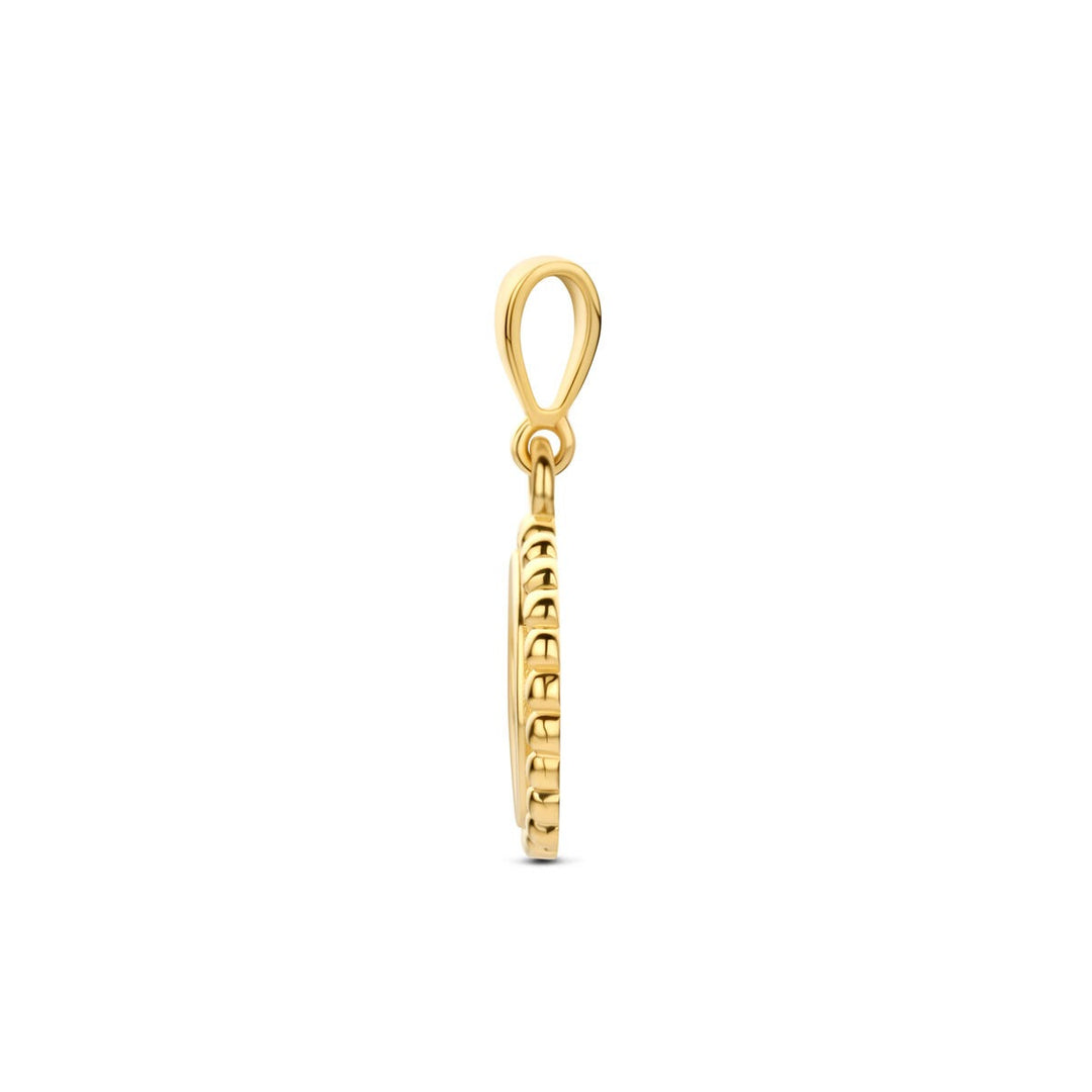 9k geelgouden hanger hart