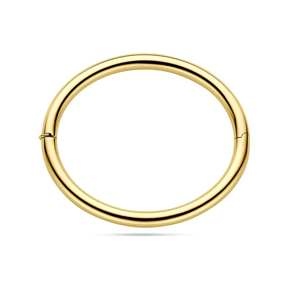 bangle chapado en oro amarillo con bisagra – 6 mm de ancho