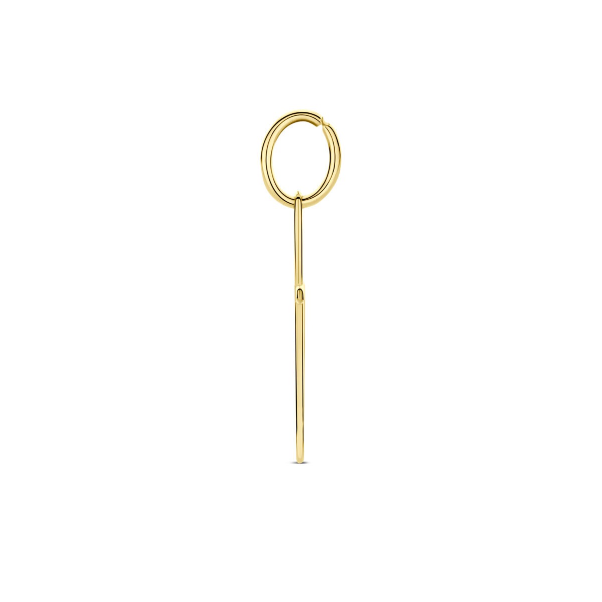 colgante cruz de oro amarillo de 9k