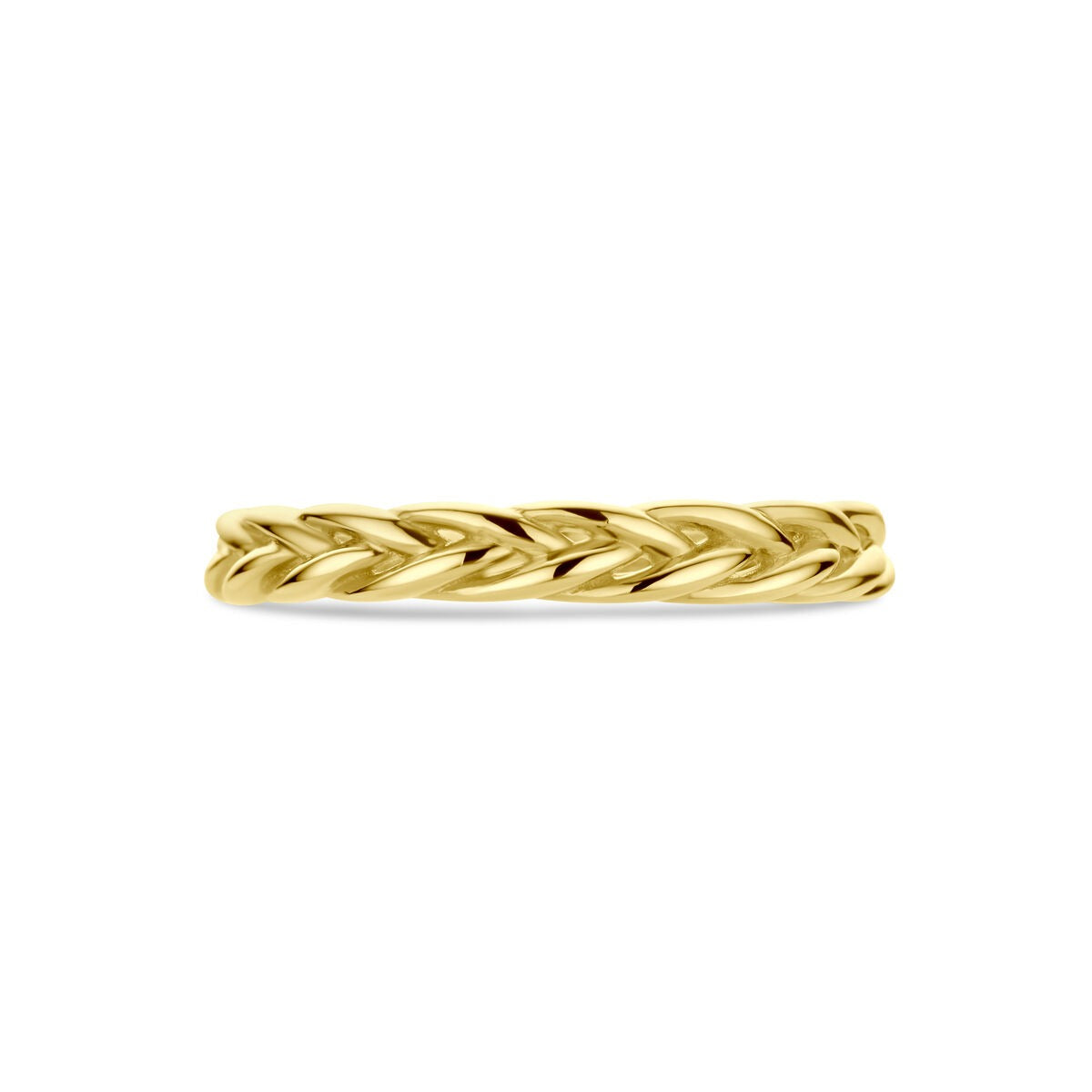 anillo de mujer chapado en oro amarillo – elegante y atemporal