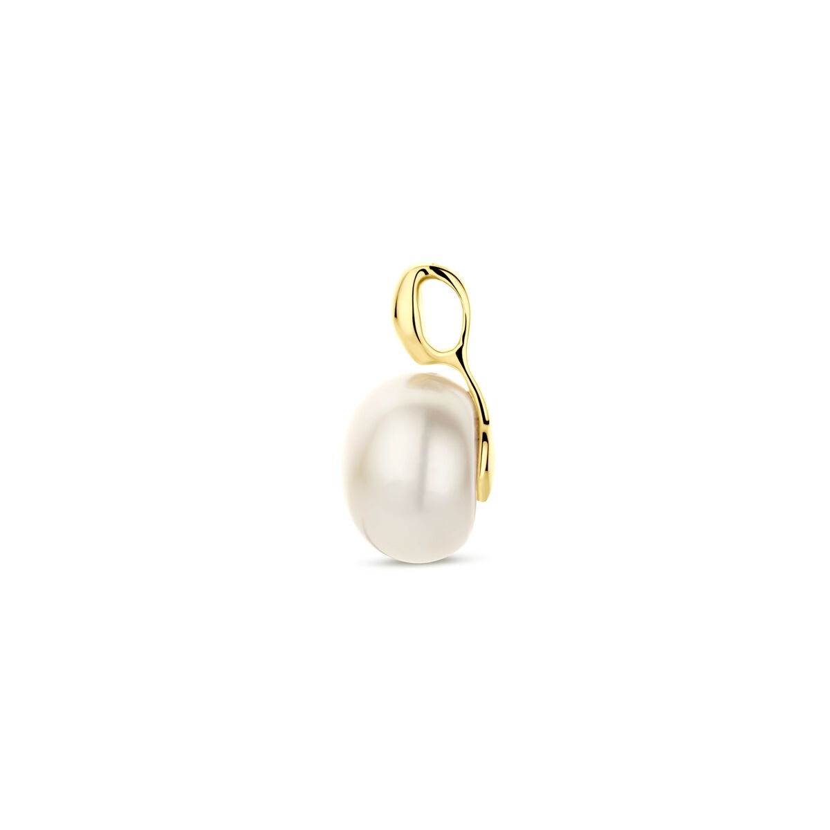 colgante de oro amarillo con perla