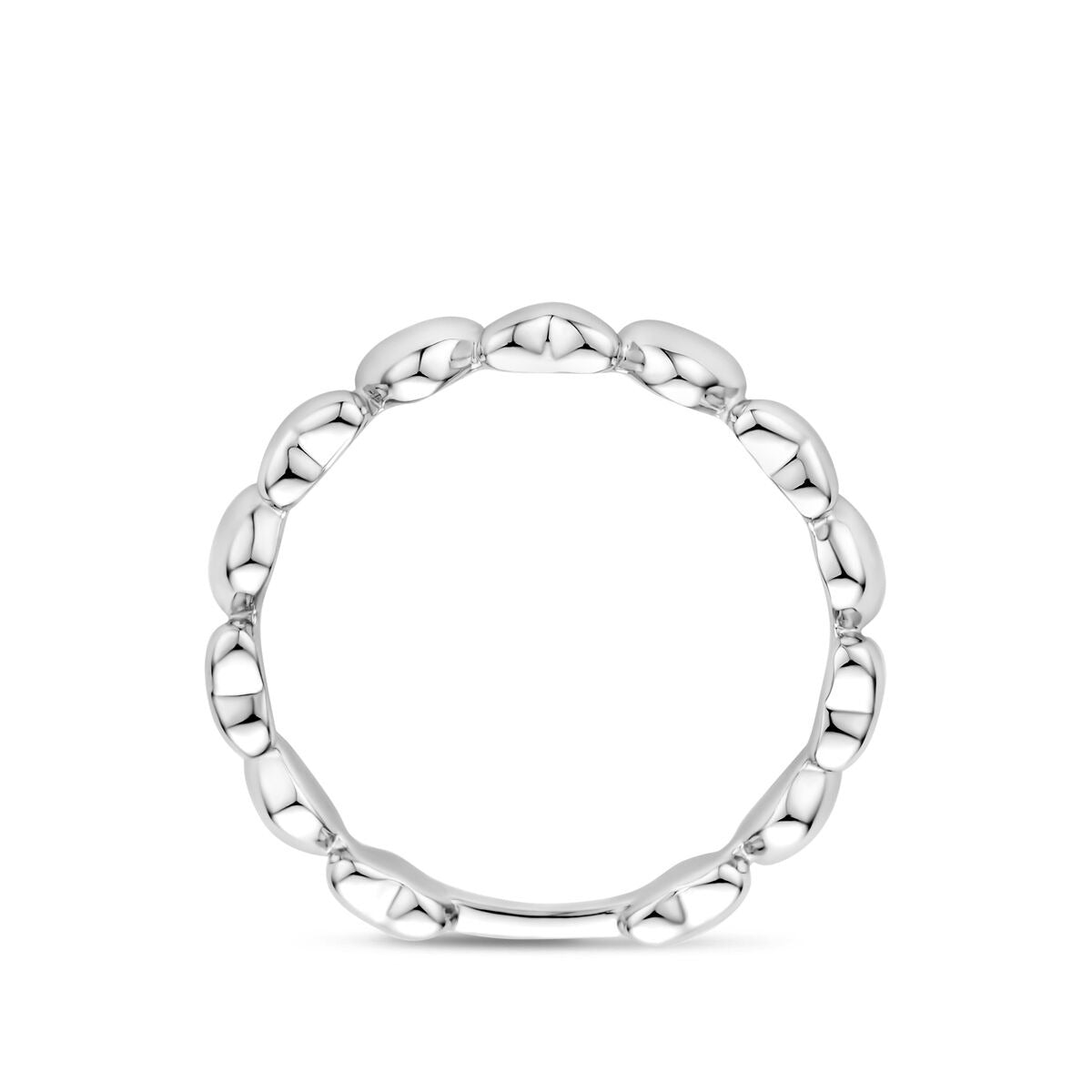 Anillo de plata 925 rodiado con corazón