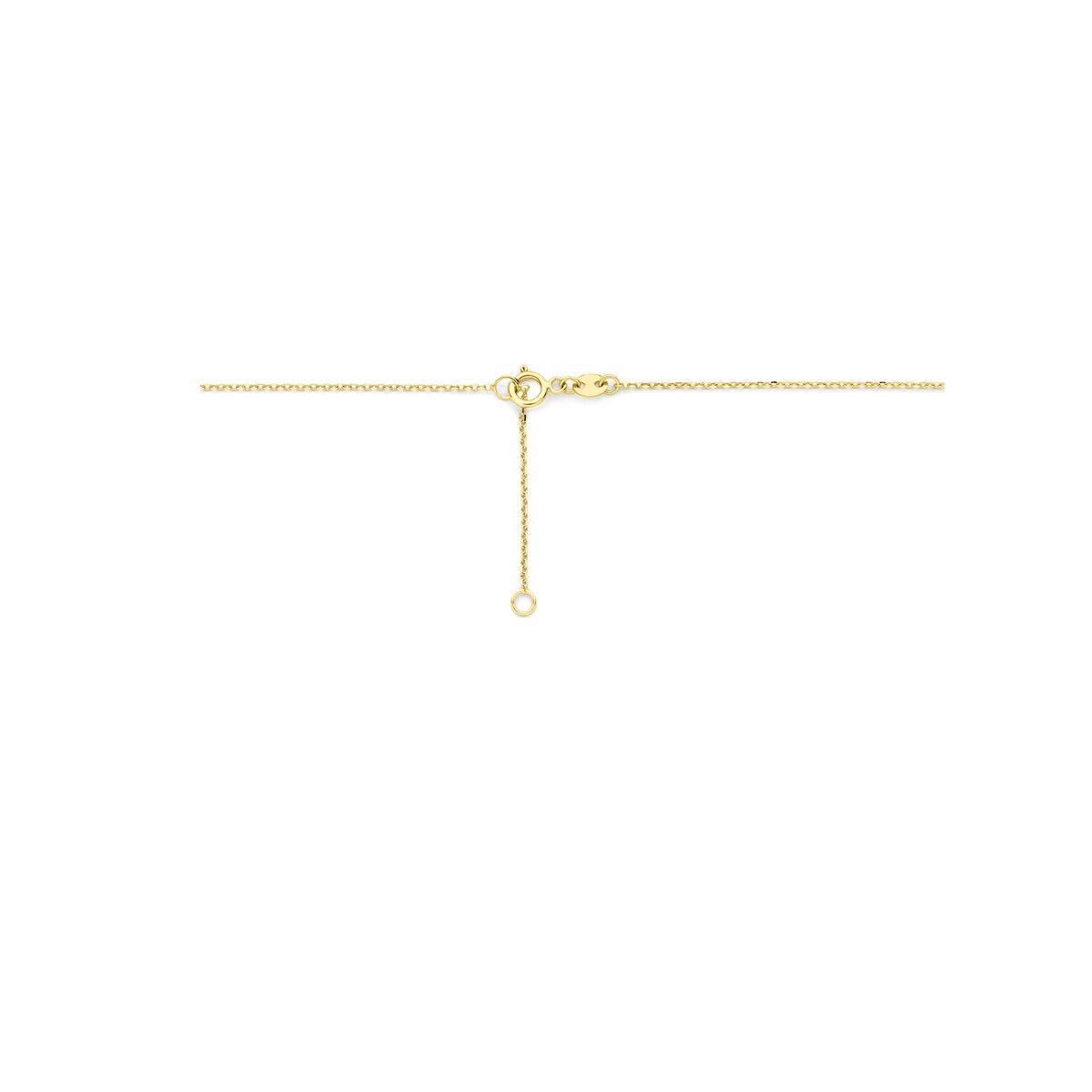 collar de bolitas de oro amarillo de 14k